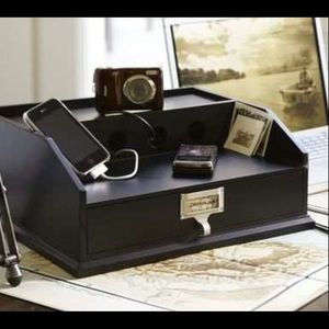 Pottery Barn Charging Station.
